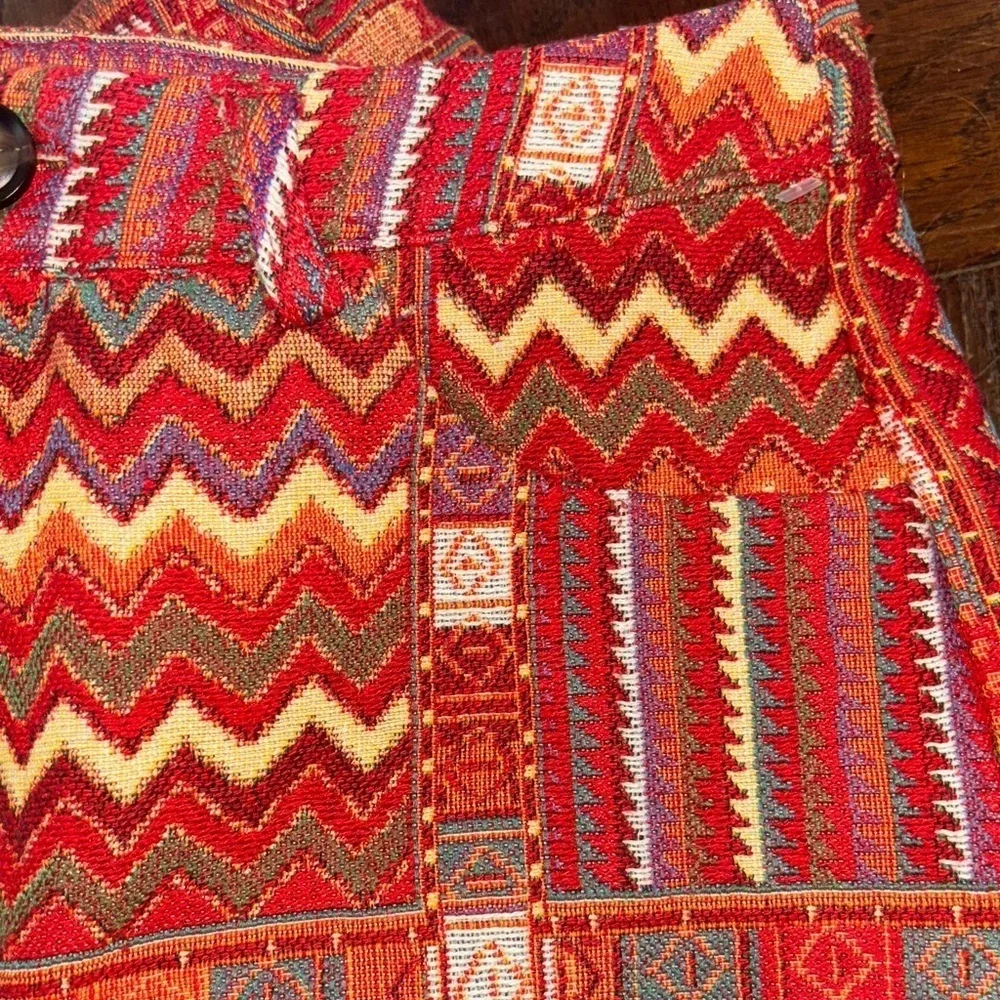 Geometric Aztec Fringe cider matching set